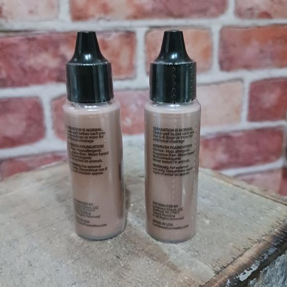 Luminess Air Silk 4-In-1 Airbrush Foundations Shade 080 .50 Fl Oz  Lot Of 2 - Picture 2 of 2